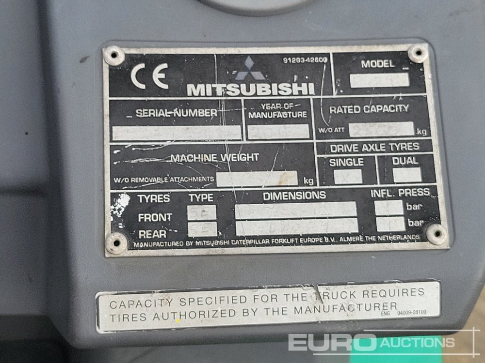 Chariot élévateur 2013 Mitsubishi FG25N: photos 34