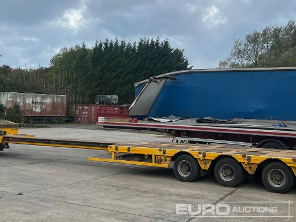 2014 Faymonville 75 Ton 4 Axle Extendable Step Frame Low Loader Trailer, Hydraulic Powered Out Flip Toe Ramps Alloy Neck Ramps, Rear Steering Axles, Sliding Bolster, Alloy insert Ramps - Semi-remorque surbaissé: photos 1 2014 Faymonville 75 Ton 4 Axle Extendable Step Frame Low Loader Trailer, Hydraulic Powered Out Flip Toe Ramps Alloy Neck Ramps, Rear Steering Axles, Sliding Bolster, Alloy insert Ramps - Semi-remorque surbaissé: photos 1