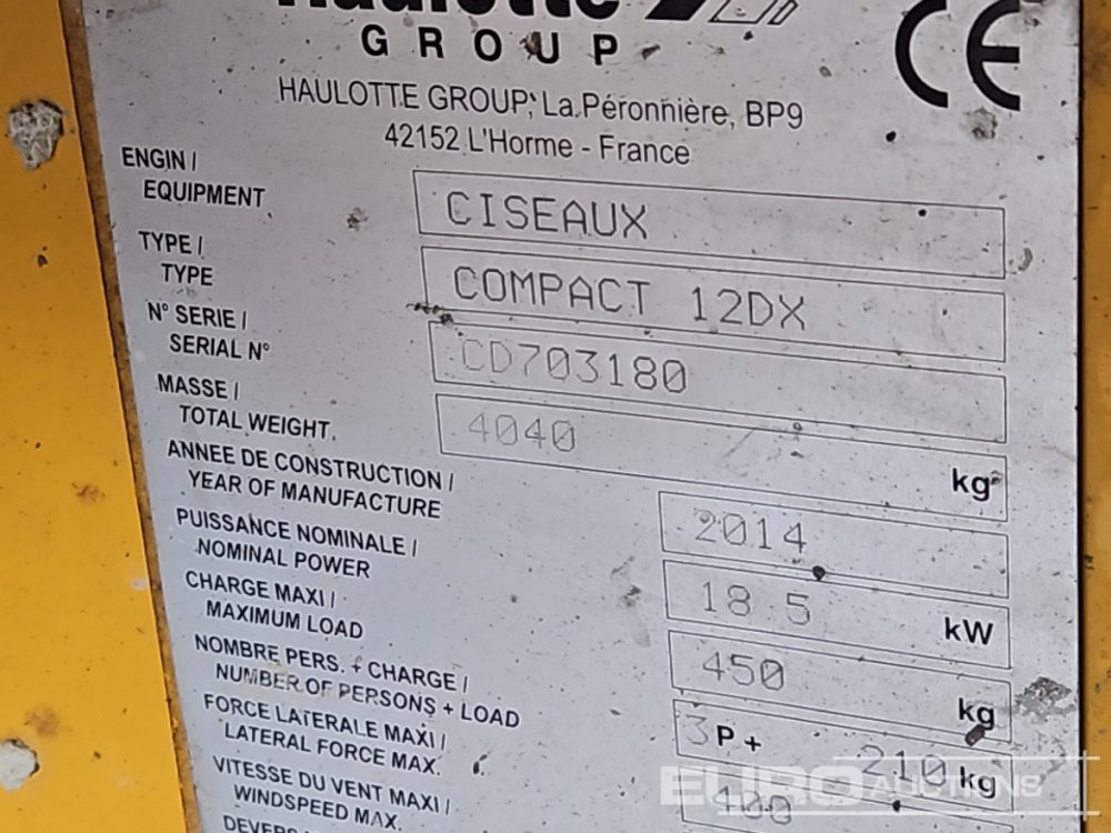 Nacelle 2014 Haulotte Compact 10DX: photos 39