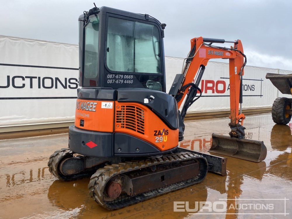 2014 Hitachi ZX29U-3 CLR - Mini pelle: photos 5 2014 Hitachi ZX29U-3 CLR - Mini pelle: photos 5