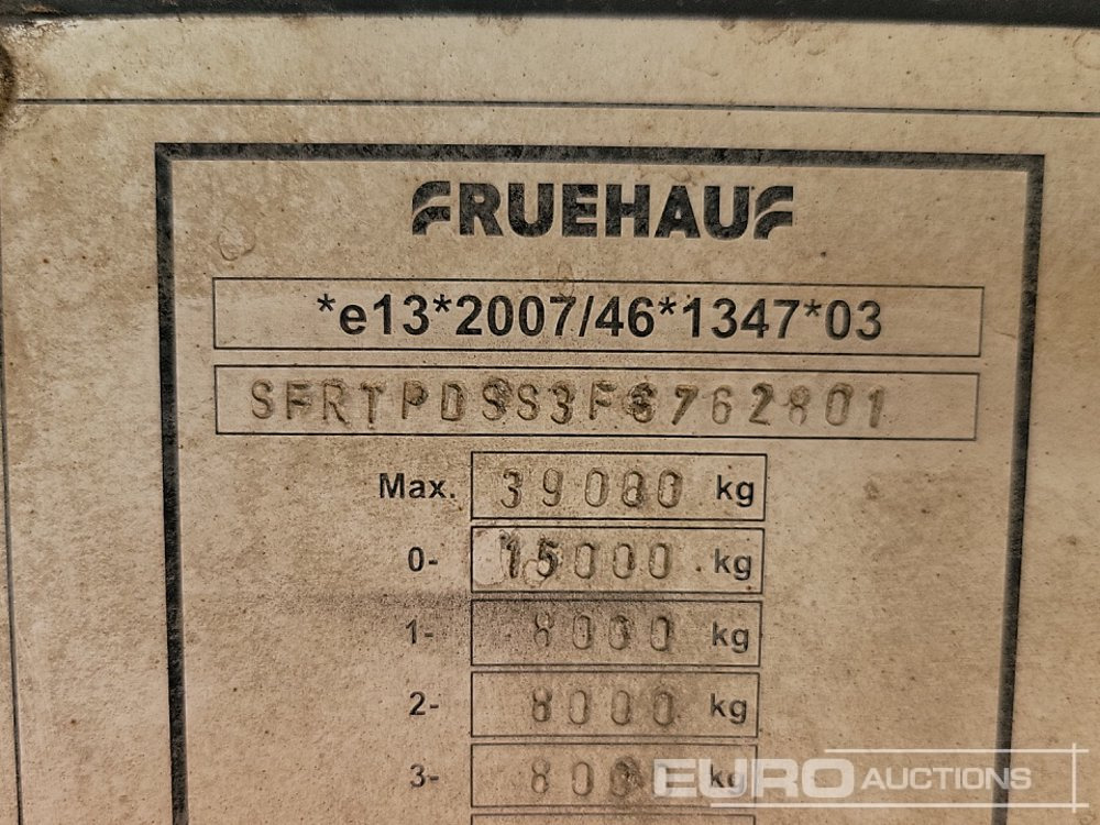Semi-remorque benne 2015 Fruehauf DA: photos 38