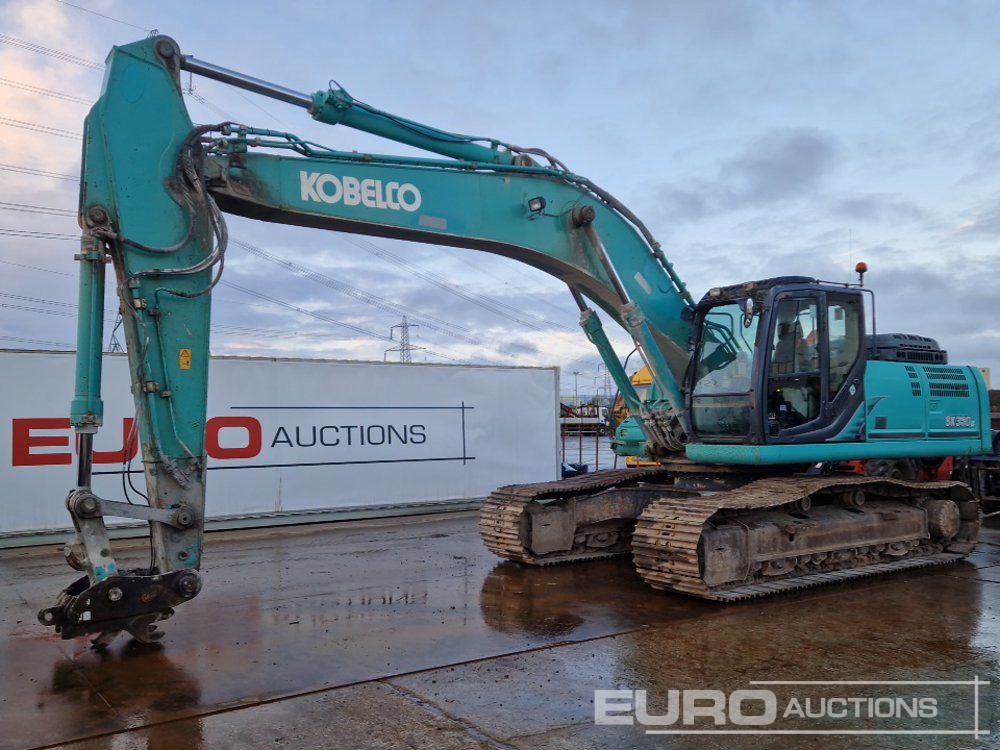 2015 Kobelco SK350LC-9 - Pelle sur chenille: photos 1 2015 Kobelco SK350LC-9 - Pelle sur chenille: photos 1