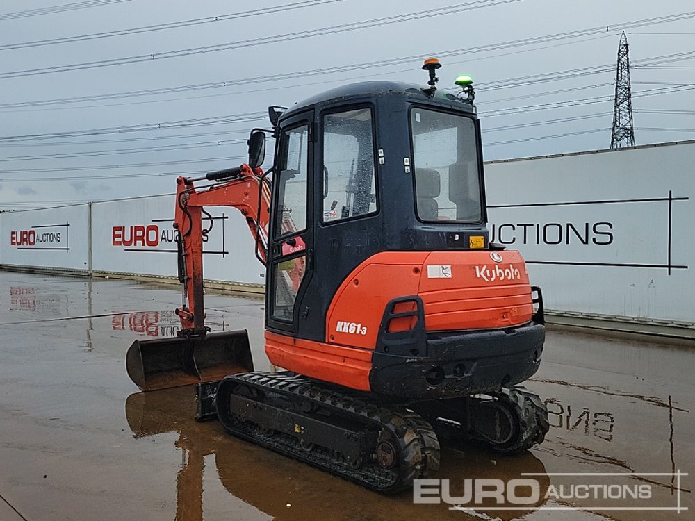 2015 Kubota KX61-3 - Mini pelle: photos 3 2015 Kubota KX61-3 - Mini pelle: photos 3