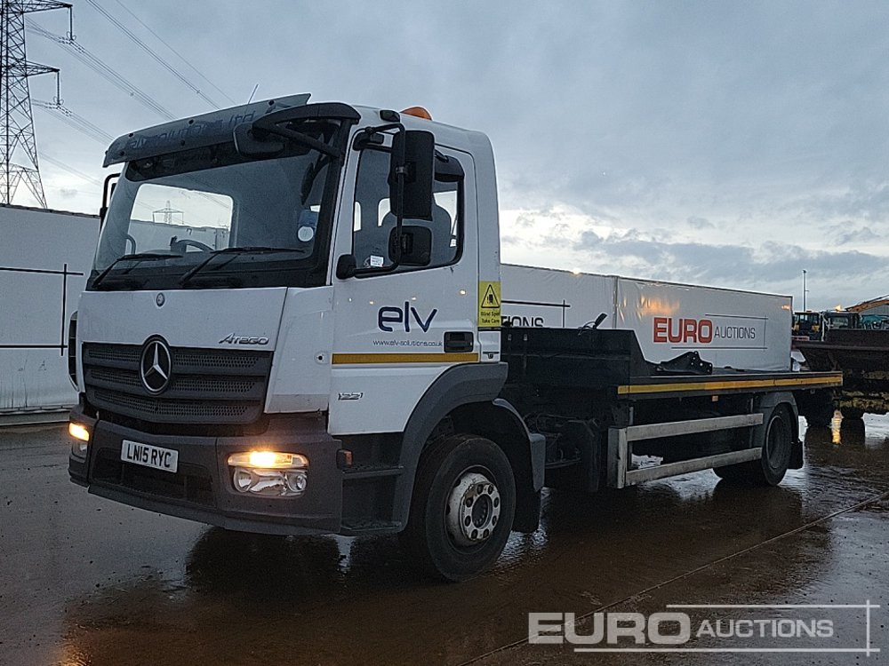 2015 Mercedes Atego 1221 - Camion plateau: photos 1 2015 Mercedes Atego 1221 - Camion plateau: photos 1