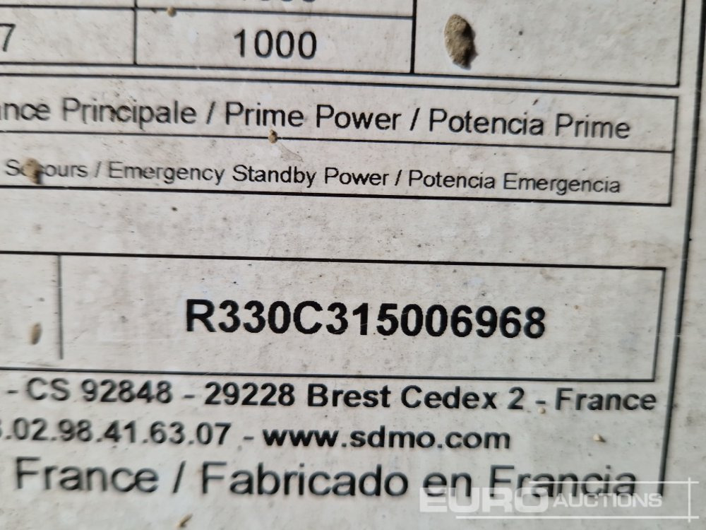 Groupe électrogène 2015 SDMO R330C3: photos 30