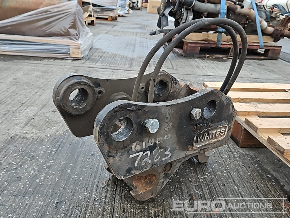 2015 Whites Hydraulic Double Lock QH 55mm Pin to suit 8-10 Ton Excavator - Attache rapide: photos 5 2015 Whites Hydraulic Double Lock QH 55mm Pin to suit 8-10 Ton Excavator - Attache rapide: photos 5