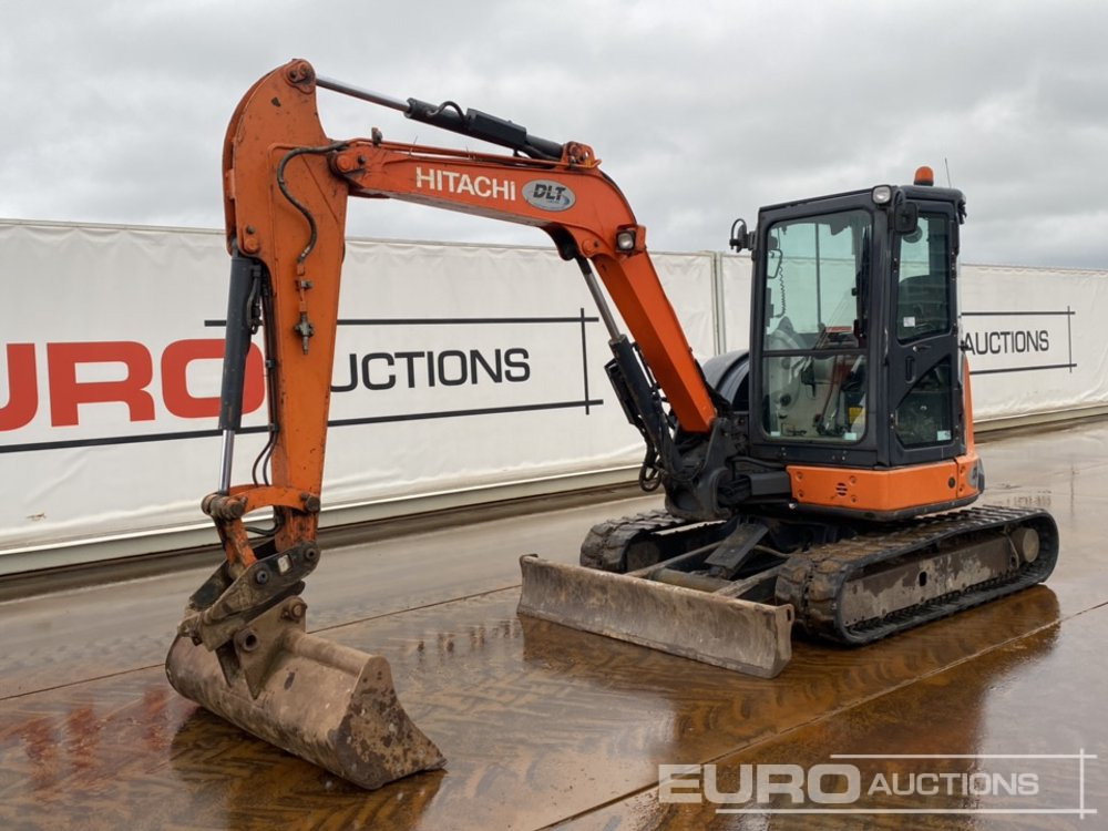 2016 Hitachi ZX55U-5A CLR - Mini pelle: photos 1 2016 Hitachi ZX55U-5A CLR - Mini pelle: photos 1