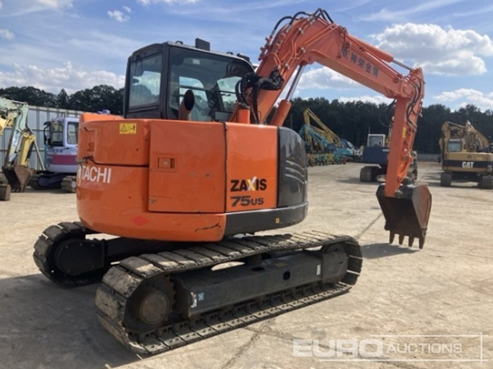 2016 Hitachi ZX75US-5 - Mini pelle: photos 3 2016 Hitachi ZX75US-5 - Mini pelle: photos 3