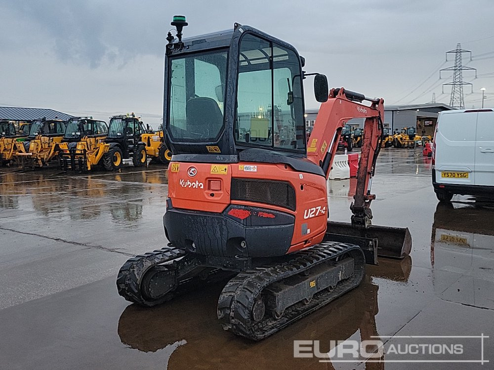 2016 Kubota U27-4 - Mini pelle: photos 5 2016 Kubota U27-4 - Mini pelle: photos 5