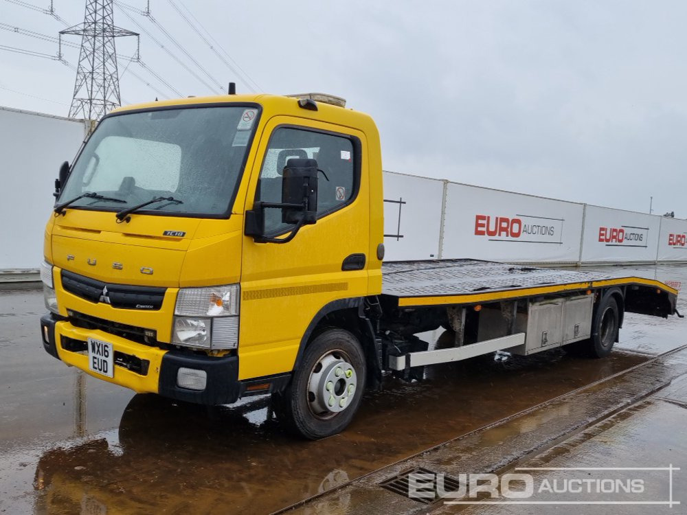 2016 Mitsubishi Fuso 7C18 - Camion plateau: photos 1 2016 Mitsubishi Fuso 7C18 - Camion plateau: photos 1