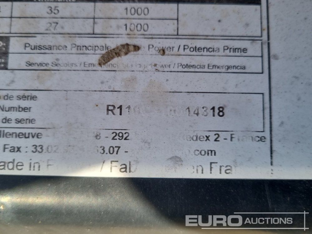 Groupe électrogène 2016 SDMO R110C3: photos 29