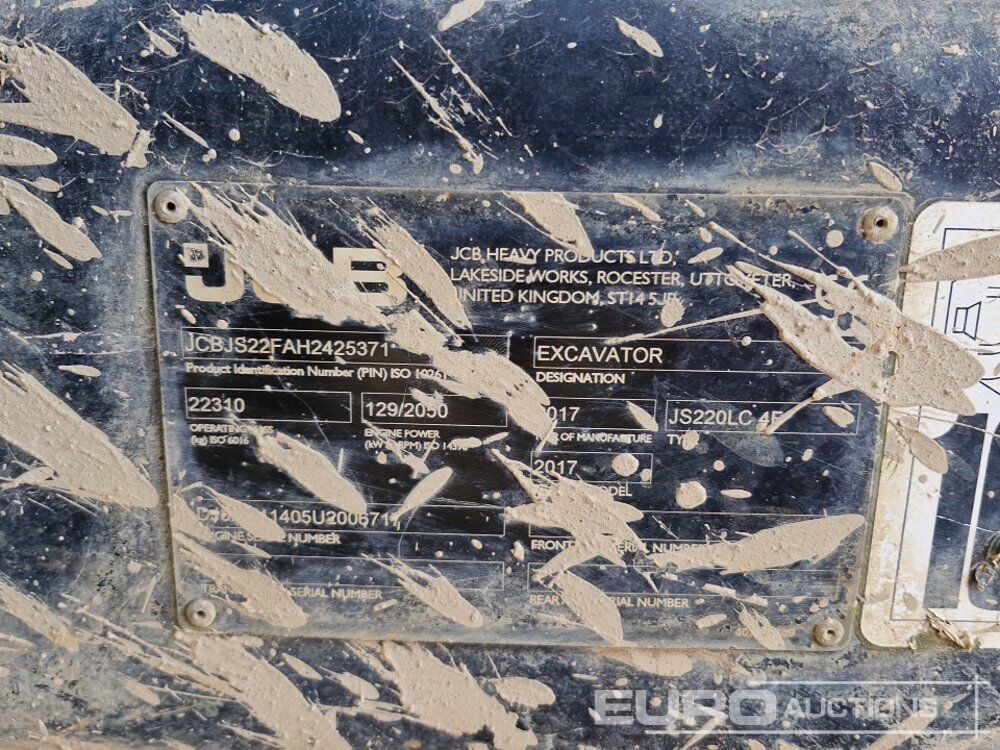 Pelle sur chenille 2017 JCB JS220LC 4F: photos 45 Pelle sur chenille 2017 JCB JS220LC 4F: photos 45