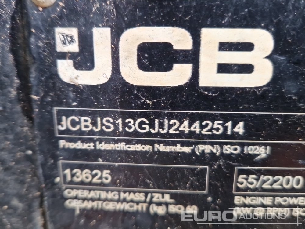 Pelle sur chenille 2018 JCB JS131LC: photos 46