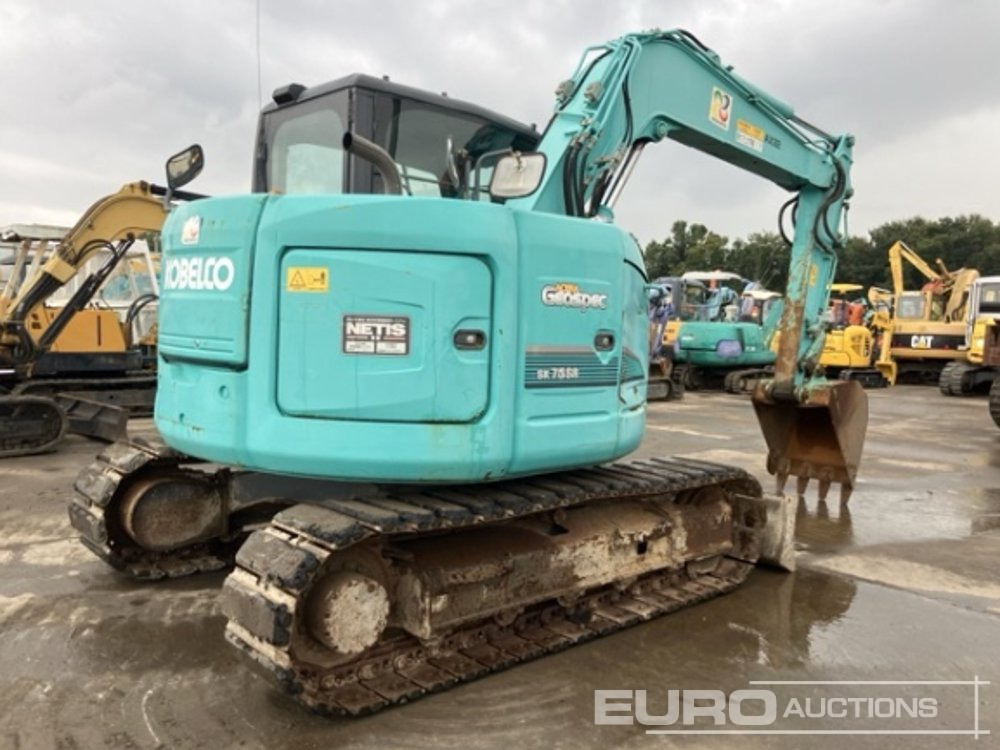 2018 Kobelco SK75SR-3E - Mini pelle: photos 3 2018 Kobelco SK75SR-3E - Mini pelle: photos 3
