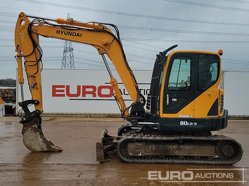 2019 Hyundai ROBEX80CR-9A - Mini pelle: photos 2 2019 Hyundai ROBEX80CR-9A - Mini pelle: photos 2