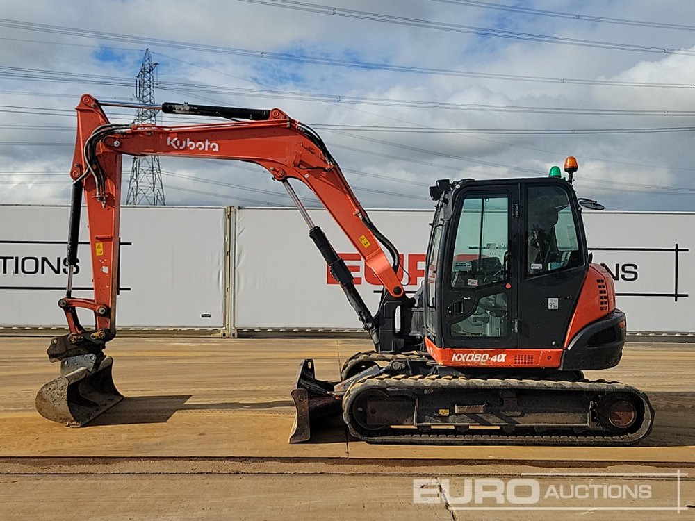 2019 Kubota KX080-4A - Mini pelle: photos 2 2019 Kubota KX080-4A - Mini pelle: photos 2