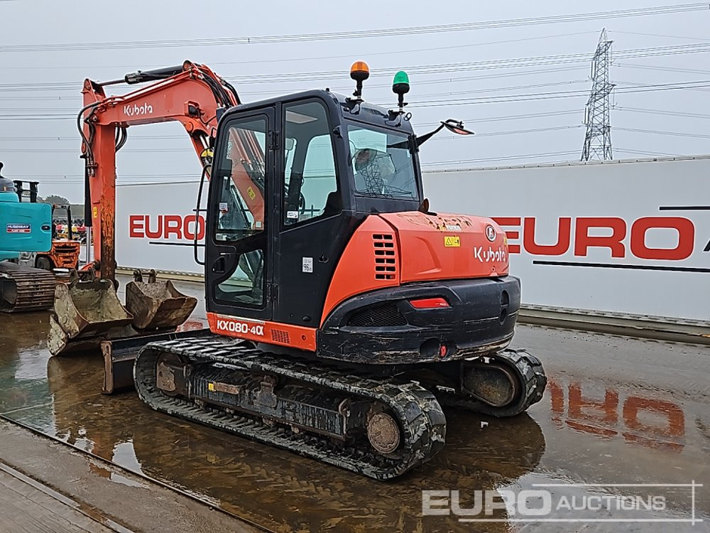 2019 Kubota KX080-4A - Mini pelle: photos 3 2019 Kubota KX080-4A - Mini pelle: photos 3