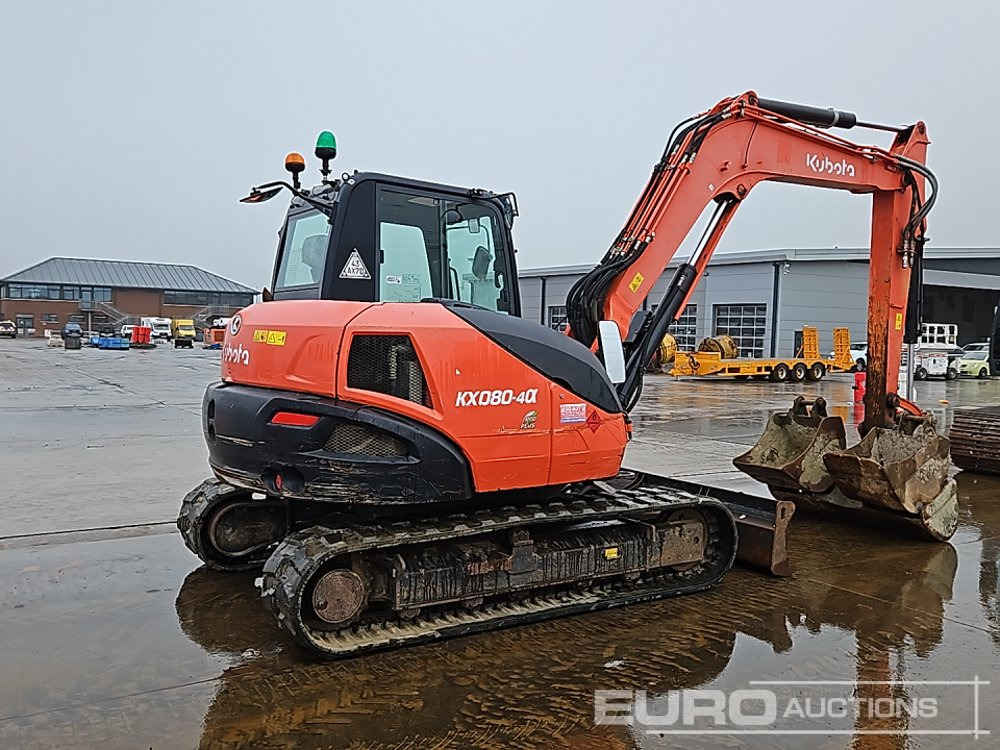 2019 Kubota KX080-4A - Mini pelle: photos 5 2019 Kubota KX080-4A - Mini pelle: photos 5