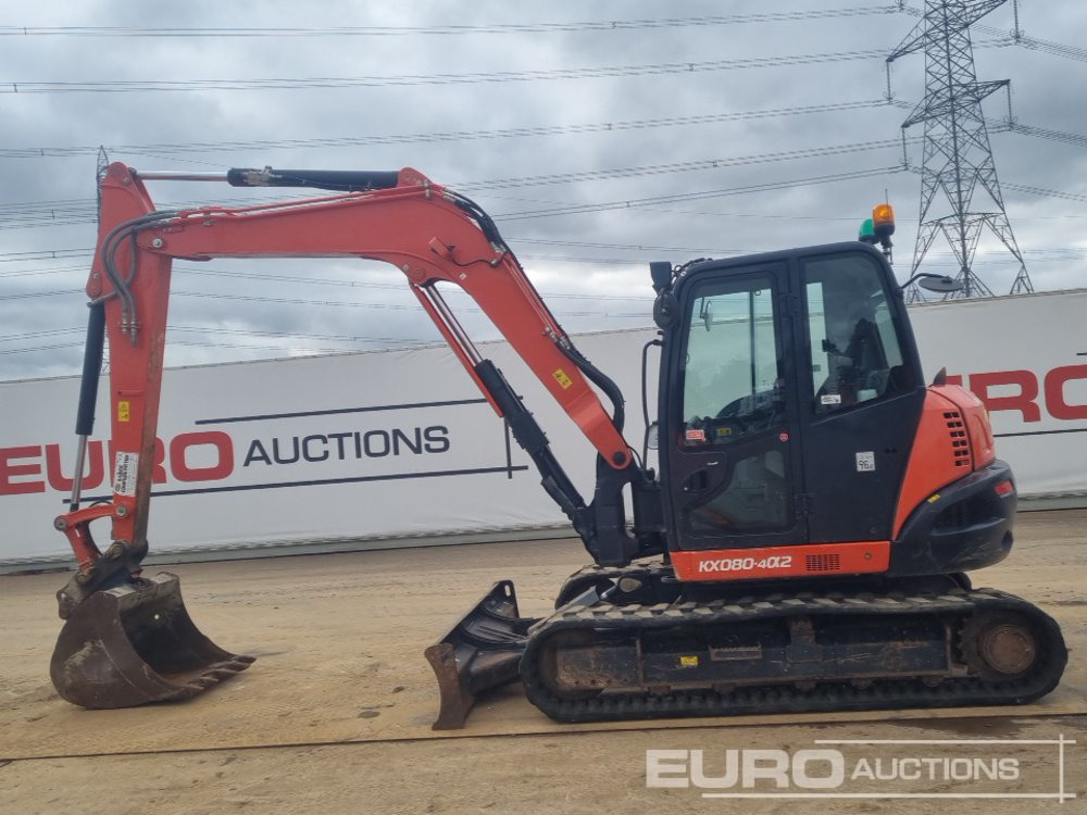 2019 Kubota KX080-4A2 - Mini pelle: photos 2 2019 Kubota KX080-4A2 - Mini pelle: photos 2