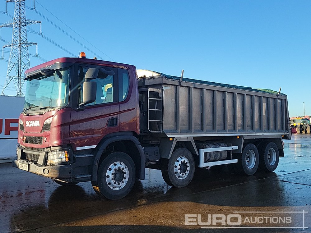 2019 Scania P410XT - Camion benne: photos 1 2019 Scania P410XT - Camion benne: photos 1