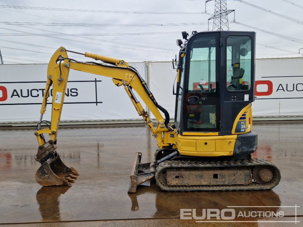 2020 Komatsu PC26MR-3 - Mini pelle: photos 2 2020 Komatsu PC26MR-3 - Mini pelle: photos 2