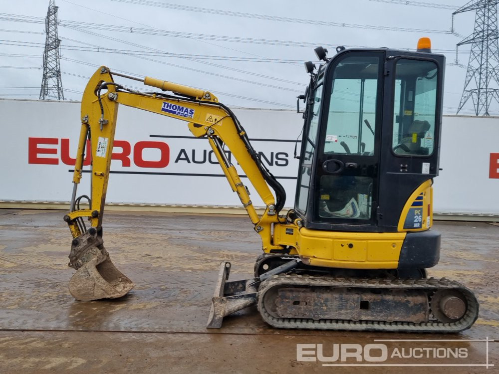 2020 Komatsu PC26MR-3 - Mini pelle: photos 2 2020 Komatsu PC26MR-3 - Mini pelle: photos 2