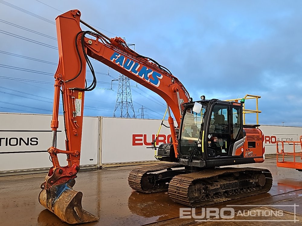 2021 Hitachi ZX130LCN-7 - Pelle sur chenille: photos 1 2021 Hitachi ZX130LCN-7 - Pelle sur chenille: photos 1