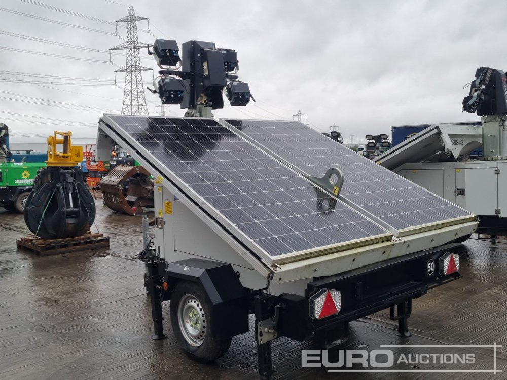 2022 Trime X-Solar Single Axle Solar Powered LED Lighting Tower - Mat d'éclairage: photos 3 2022 Trime X-Solar Single Axle Solar Powered LED Lighting Tower - Mat d'éclairage: photos 3