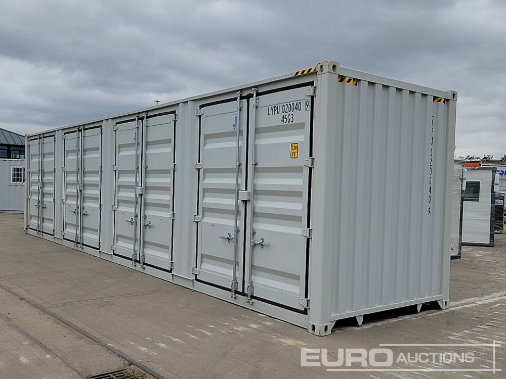 2025 40' x 8' High Cube Container, 4 Side Doors, 1 End Door (Cannot Be Reconsigned) - Conteneur maritime: photos 3 2025 40' x 8' High Cube Container, 4 Side Doors, 1 End Door (Cannot Be Reconsigned) - Conteneur maritime: photos 3
