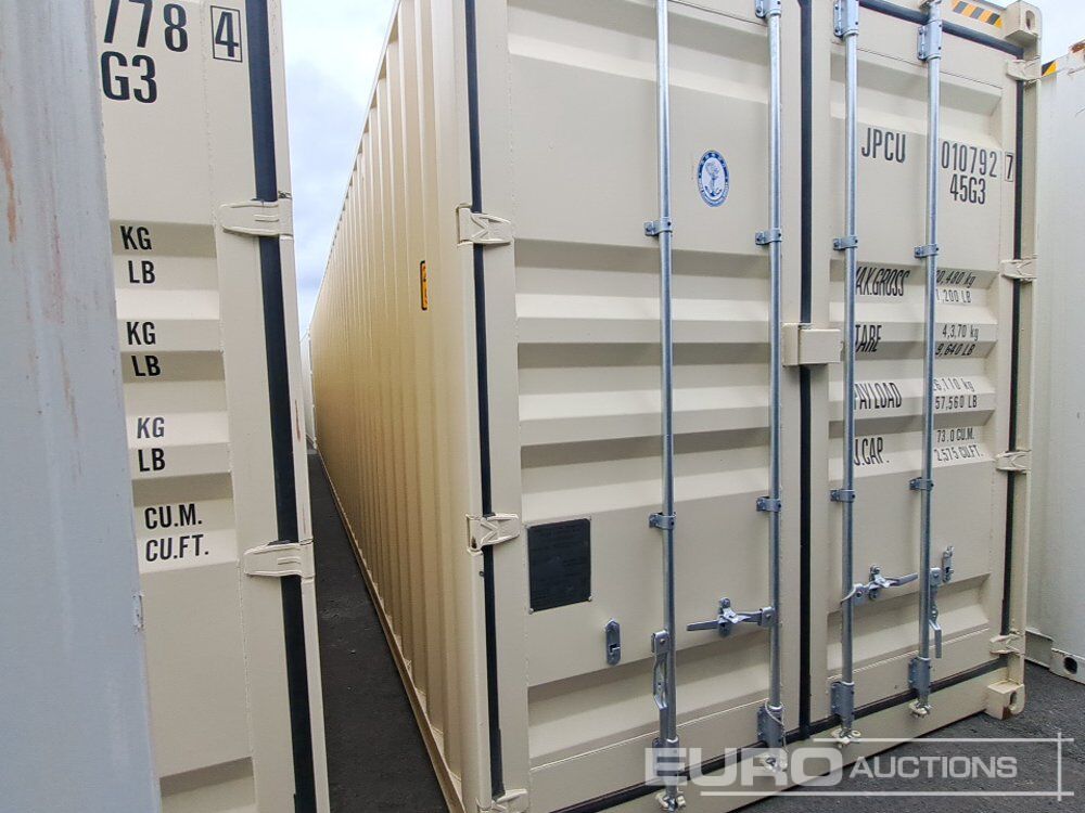2026 40' Container, 2 Side Doors, One End Door (Cannot Be Reconsigned) - Conteneur maritime: photos 2 2026 40' Container, 2 Side Doors, One End Door (Cannot Be Reconsigned) - Conteneur maritime: photos 2