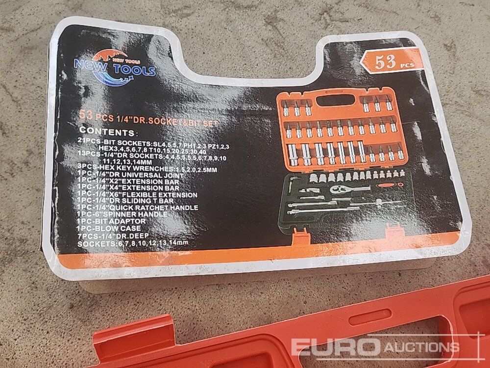 Équipement de garage 32pc 1/2 Socket Set, 53pc Socket & Bit Set: photos 8
