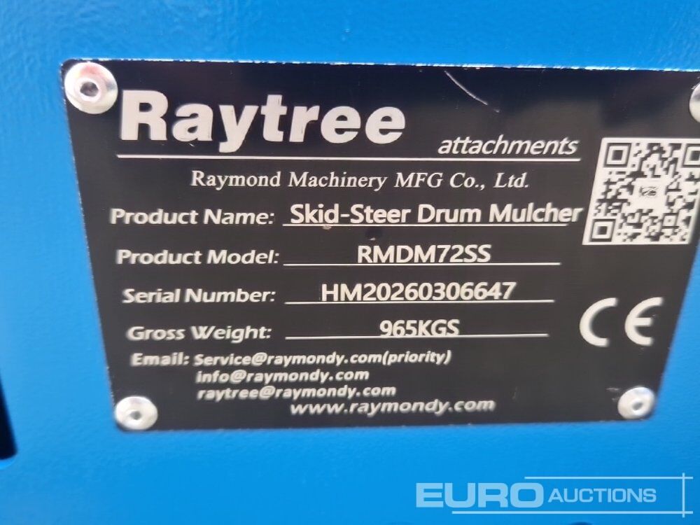 Accessoire pour Pelle Unused 2026 Raytree RMDM72SS: photos 18
