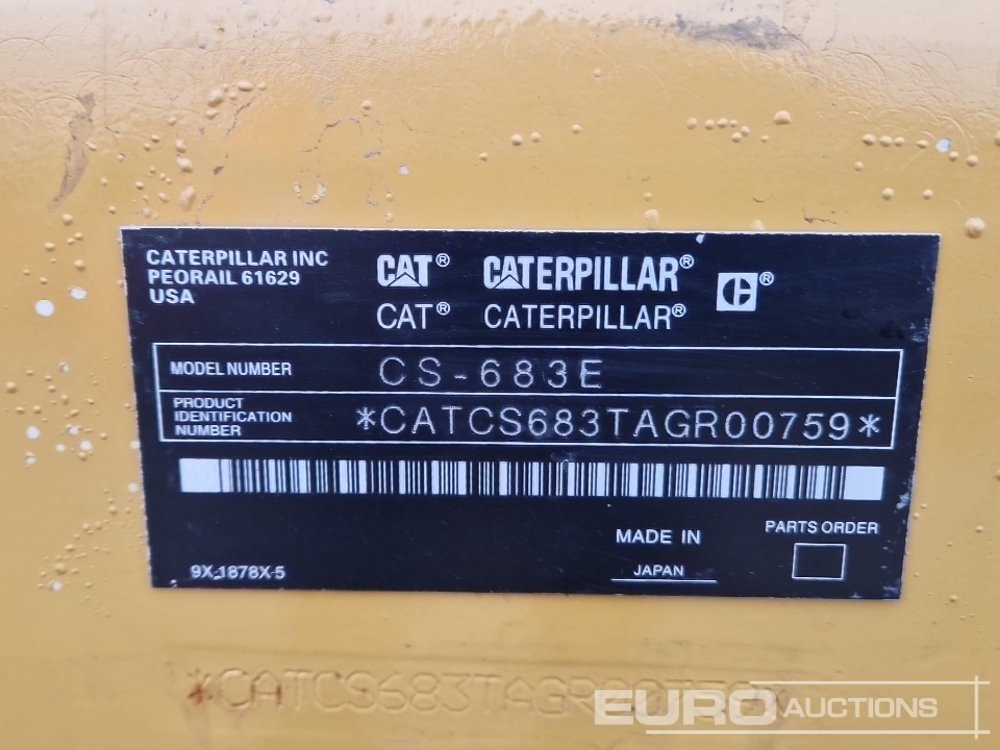 Compacteur CAT CS683E: photos 33