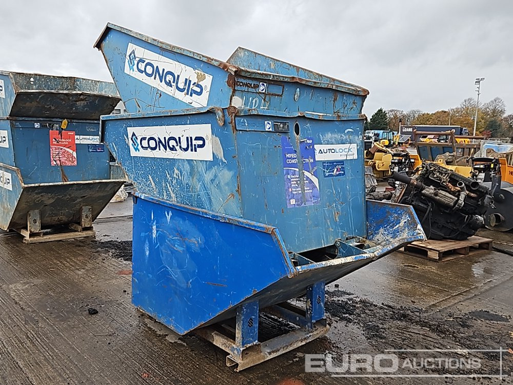 Conquip Tipping Skip to suit Forklift (3 of) - Benne basculante: photos 5 Conquip Tipping Skip to suit Forklift (3 of) - Benne basculante: photos 5