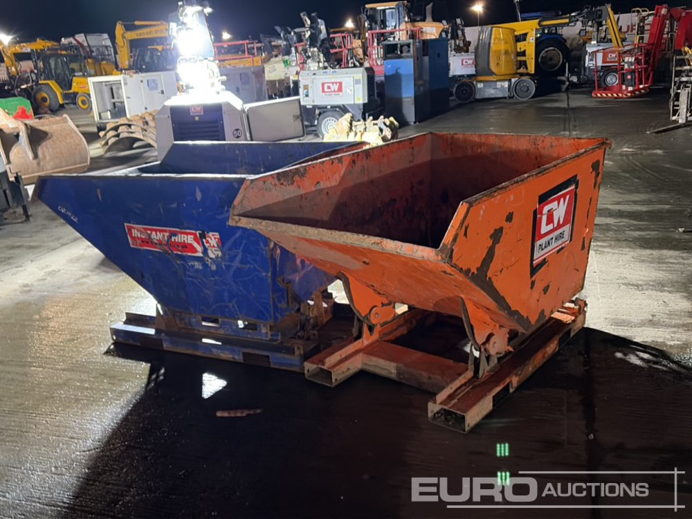 Eichinger Tipping Skip to suit Forklift (2 of) - Benne basculante: photos 2 Eichinger Tipping Skip to suit Forklift (2 of) - Benne basculante: photos 2