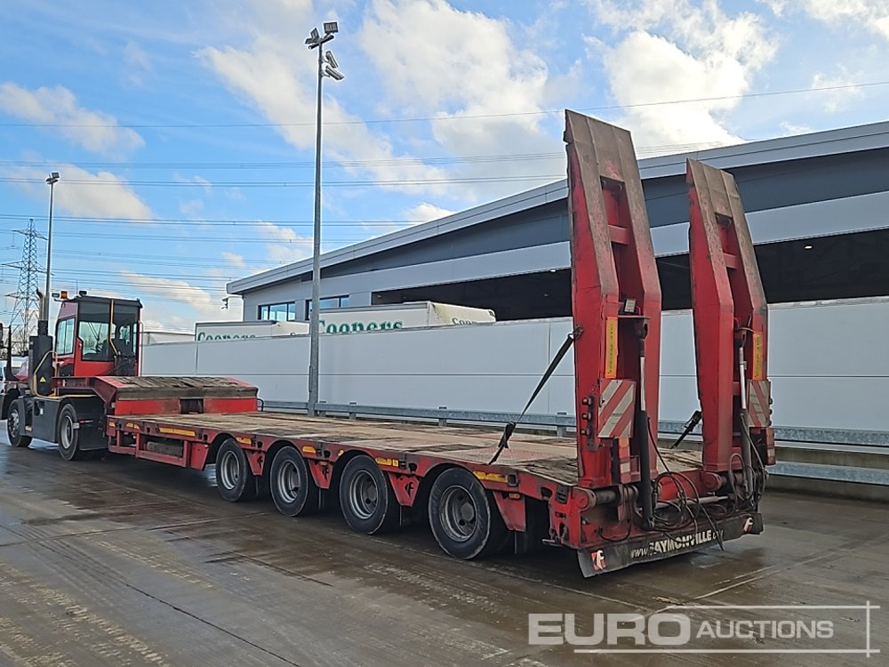 Faymonville 4 Axle Extendable Low Loader Trailer, Winch, Neck Ramps, Outriggers, Rear Steer, Hydraulic Ramps - Semi-remorque surbaissé: photos 3 Faymonville 4 Axle Extendable Low Loader Trailer, Winch, Neck Ramps, Outriggers, Rear Steer, Hydraulic Ramps - Semi-remorque surbaissé: photos 3