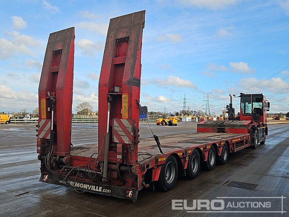 Faymonville 4 Axle Extendable Low Loader Trailer, Winch, Neck Ramps, Outriggers, Rear Steer, Hydraulic Ramps - Semi-remorque surbaissé: photos 5 Faymonville 4 Axle Extendable Low Loader Trailer, Winch, Neck Ramps, Outriggers, Rear Steer, Hydraulic Ramps - Semi-remorque surbaissé: photos 5