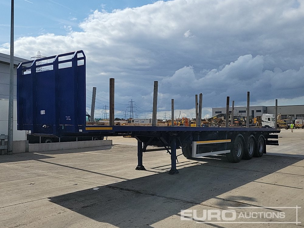 Haldex Tri Axle Flatbed Trailer - Semi-remorque plateau: photos 1 Haldex Tri Axle Flatbed Trailer - Semi-remorque plateau: photos 1