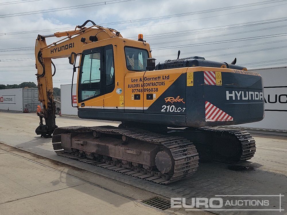 Hyundai R210 LC-7 - Pelle sur chenille: photos 3 Hyundai R210 LC-7 - Pelle sur chenille: photos 3