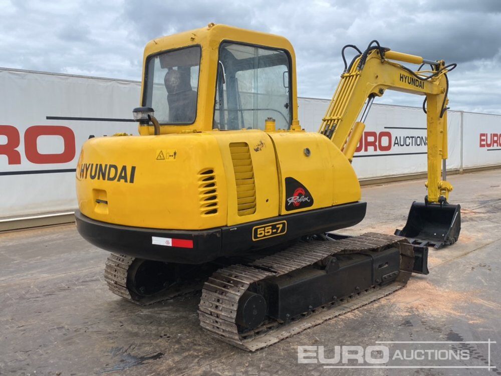 Hyundai R55-7 - Mini pelle: photos 5 Hyundai R55-7 - Mini pelle: photos 5
