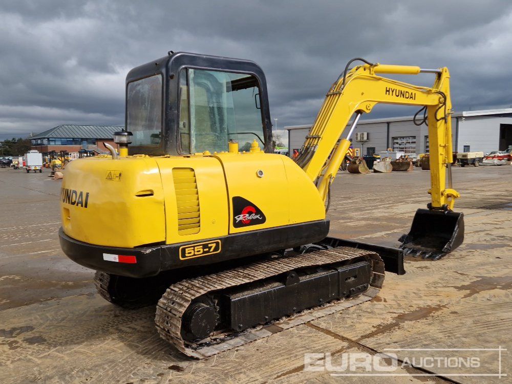 Hyundai R55-7 - Mini pelle: photos 5 Hyundai R55-7 - Mini pelle: photos 5