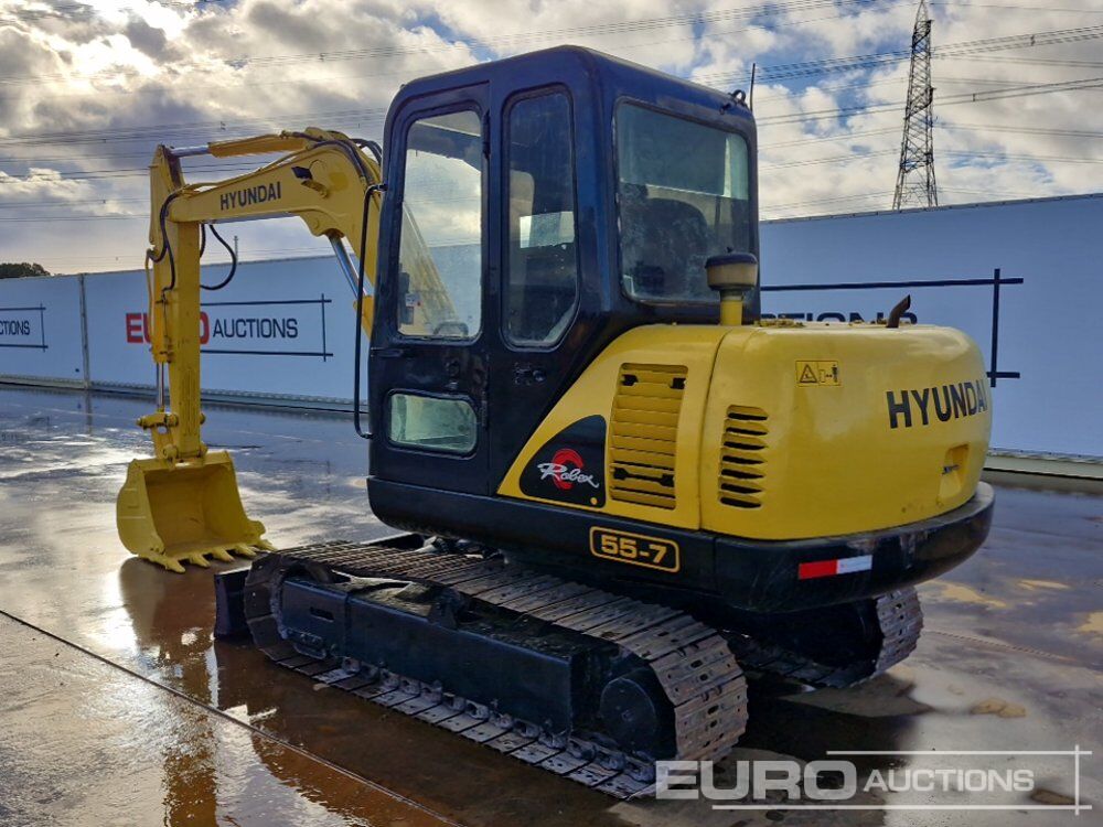 Hyundai R55-7 - Mini pelle: photos 3 Hyundai R55-7 - Mini pelle: photos 3