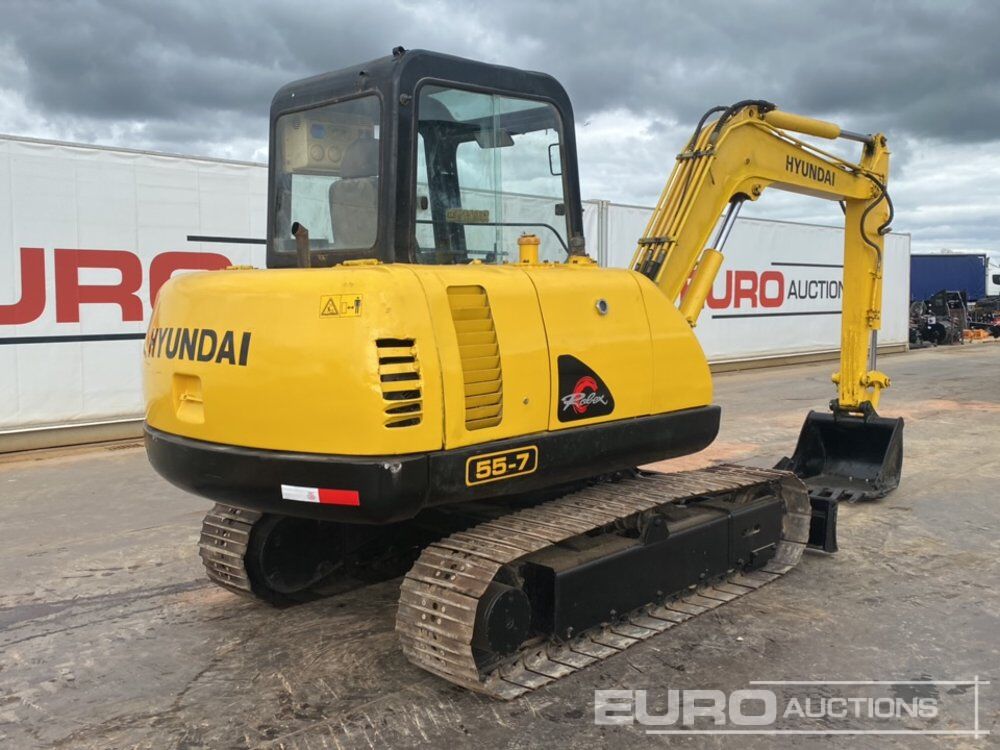 Hyundai R55-7 - Mini pelle: photos 5 Hyundai R55-7 - Mini pelle: photos 5