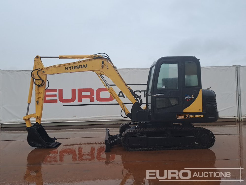 Hyundai R55-7 - Mini pelle: photos 2 Hyundai R55-7 - Mini pelle: photos 2