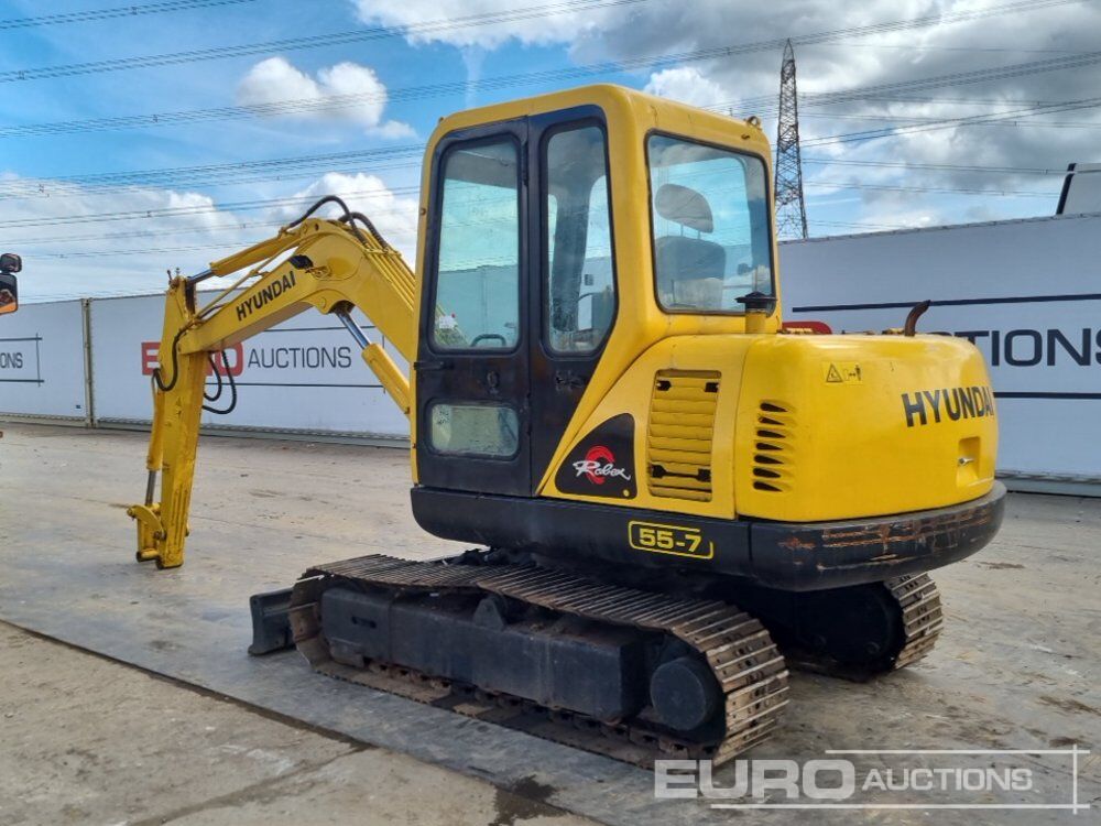 Hyundai R55-7 - Mini pelle: photos 3 Hyundai R55-7 - Mini pelle: photos 3