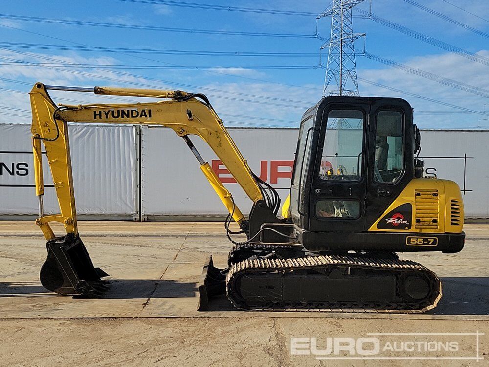 Hyundai R55-7 - Mini pelle: photos 2 Hyundai R55-7 - Mini pelle: photos 2