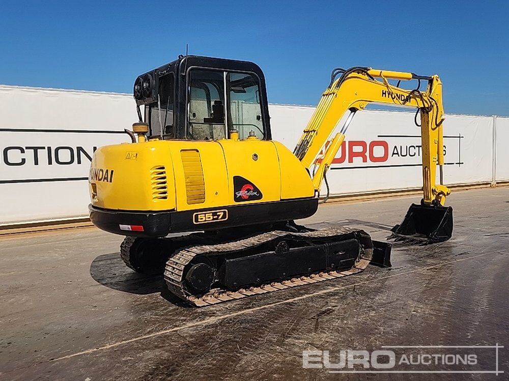Hyundai R55-7 - Mini pelle: photos 5 Hyundai R55-7 - Mini pelle: photos 5