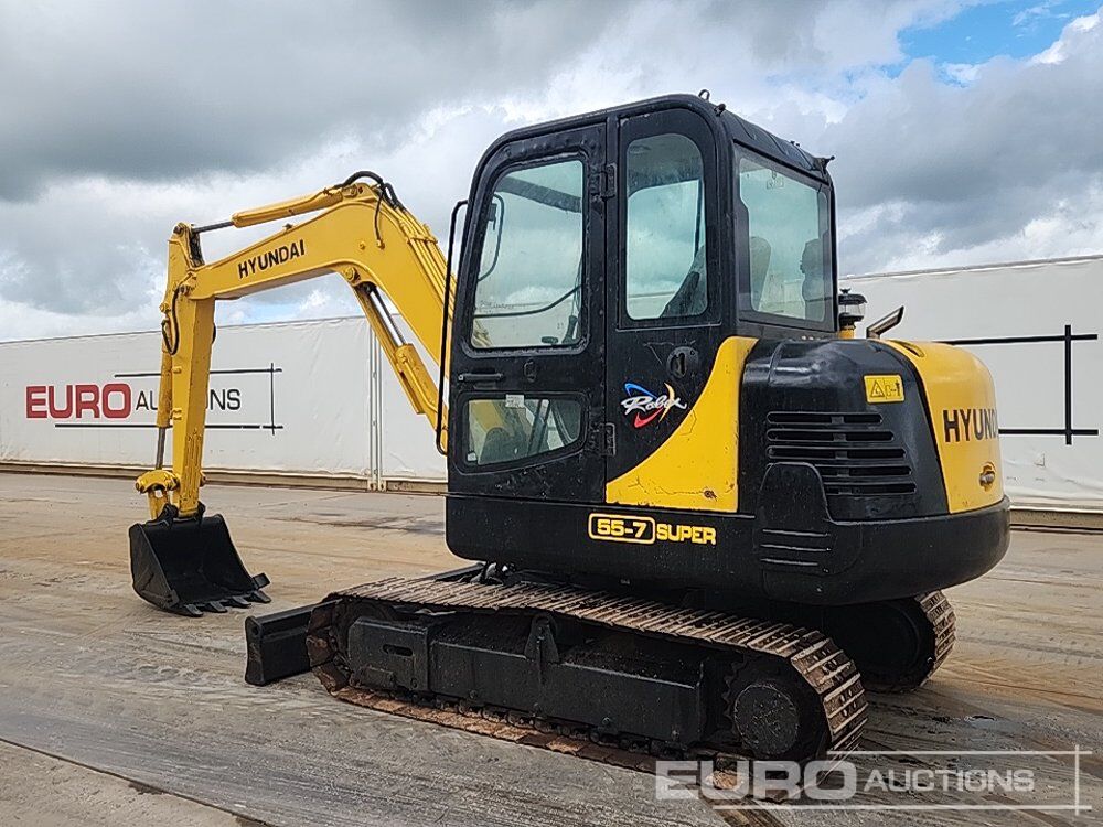 Hyundai R55-7 - Mini pelle: photos 3 Hyundai R55-7 - Mini pelle: photos 3