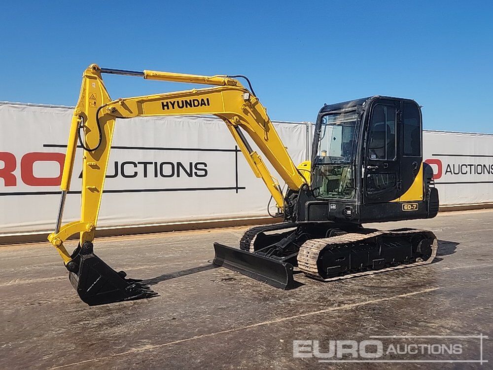Hyundai R60-7 - Mini pelle: photos 1 Hyundai R60-7 - Mini pelle: photos 1