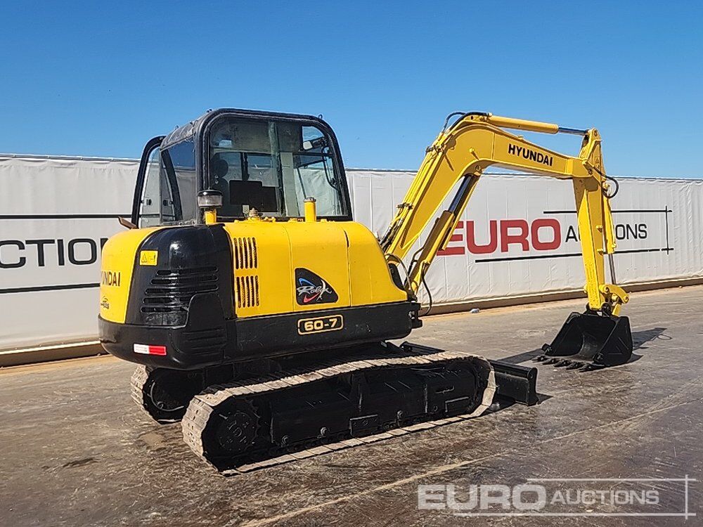 Hyundai R60-7 - Mini pelle: photos 5 Hyundai R60-7 - Mini pelle: photos 5